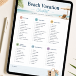 Printable Beach Vacation Packing List PDF (Free Download)